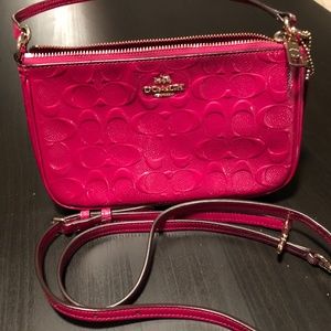 Pink Patent Leather Coach Purse